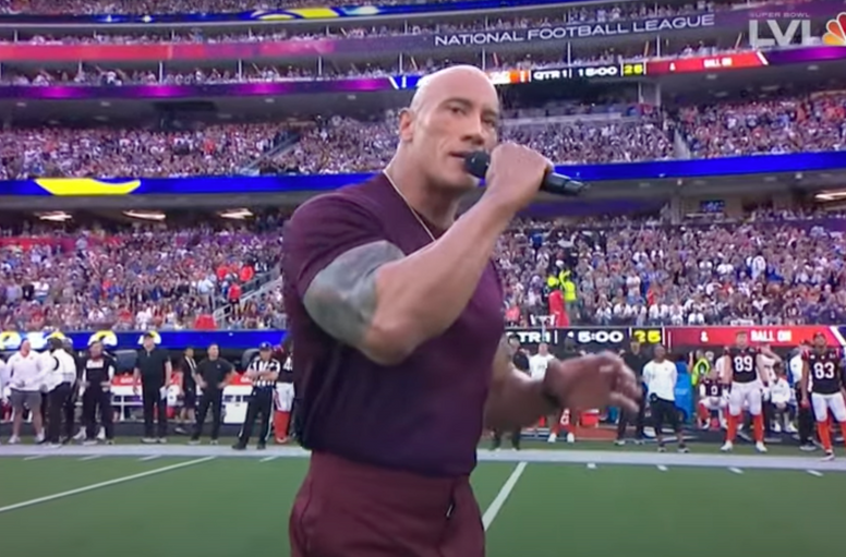 the rock super bowl