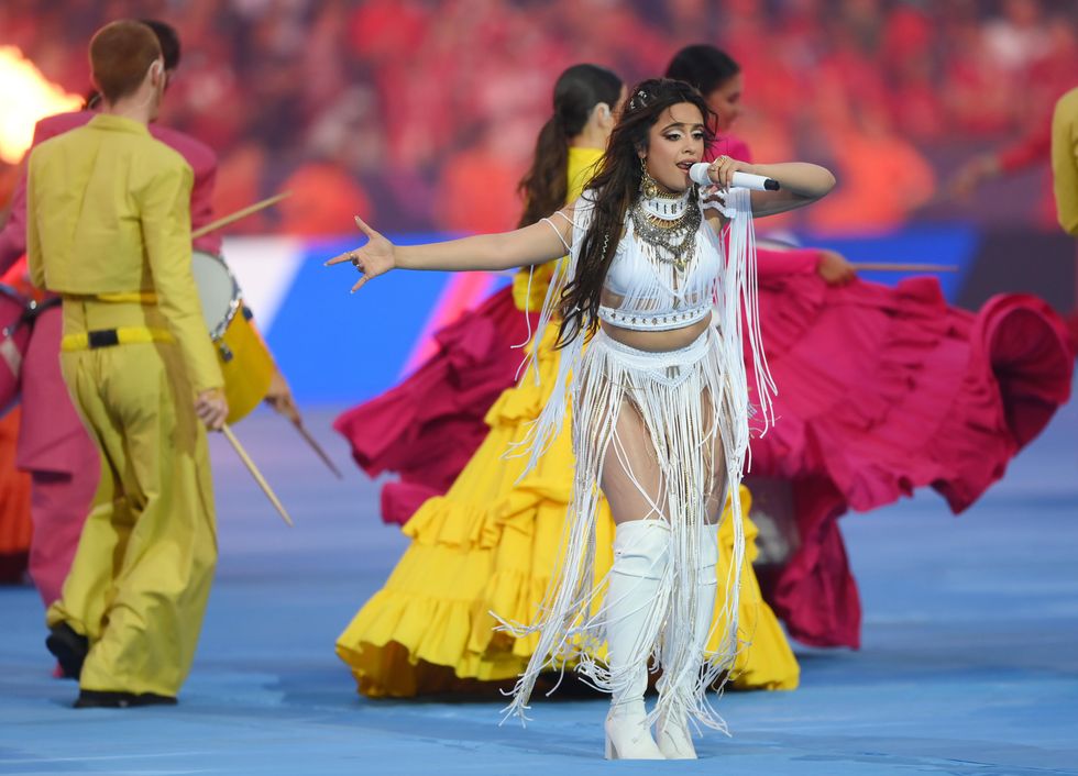 Camila Cabello hits out at football fans who sang their own songs ...