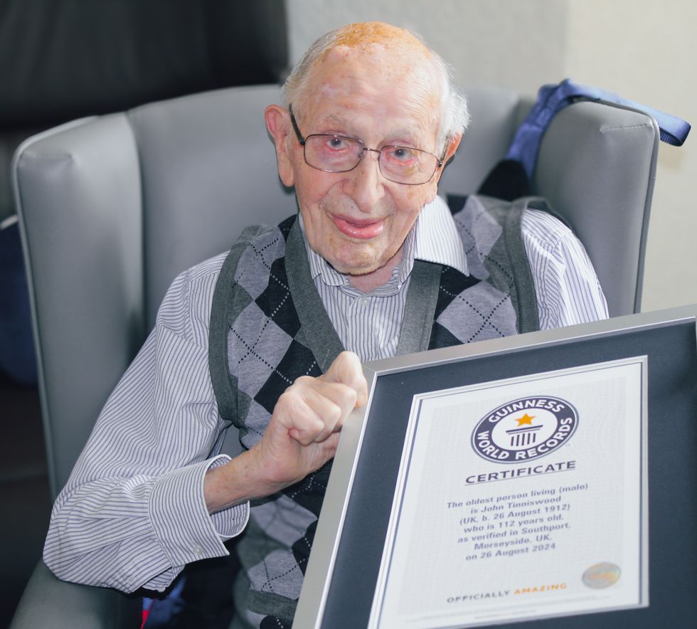 World’s oldest living man turns 112 at care home in Southport