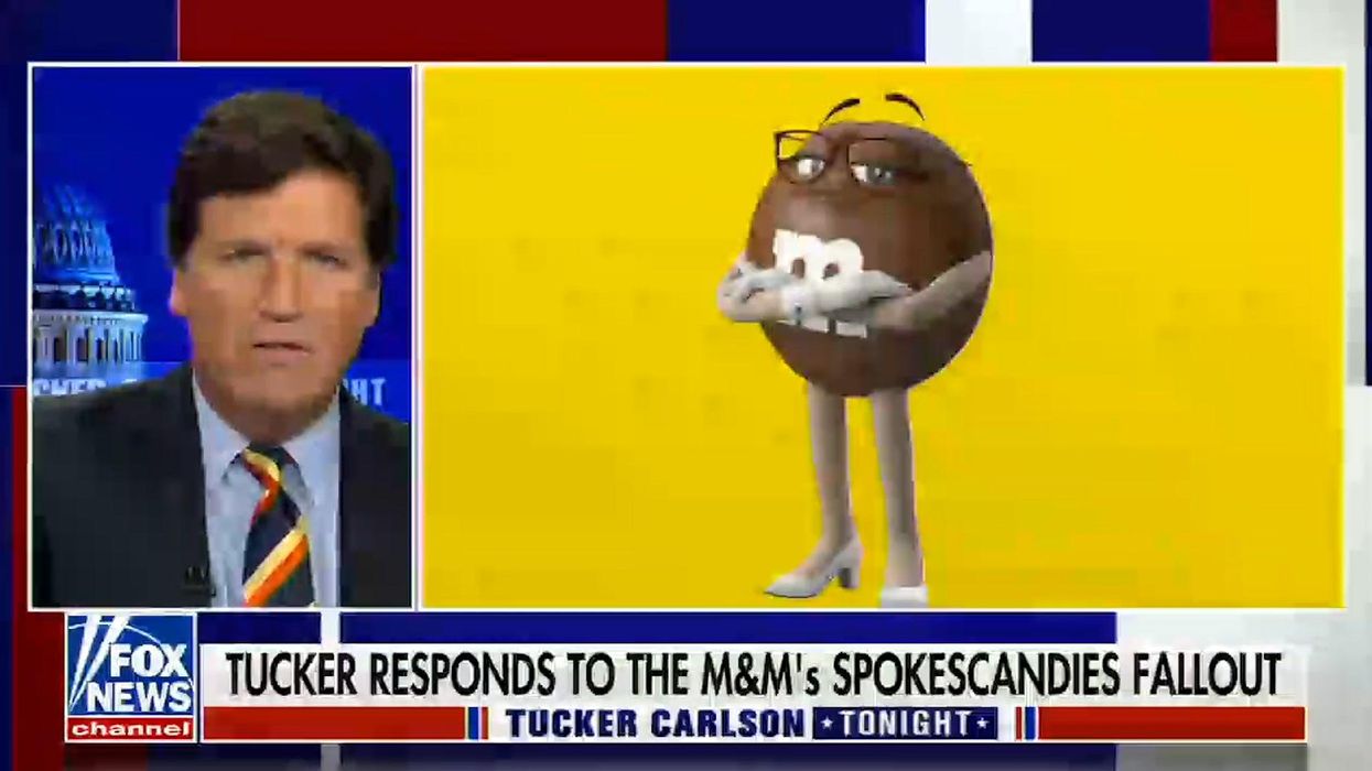 Tucker Carlson Is Mad at M&M's Again