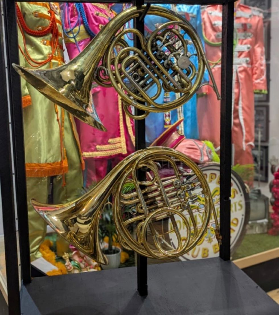 Instruments used on classic Beatles album Sgt Pepper’s go on display