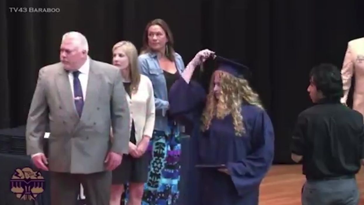 Father of high school graduate shockingly stops Black superintendent from shaking her hand
